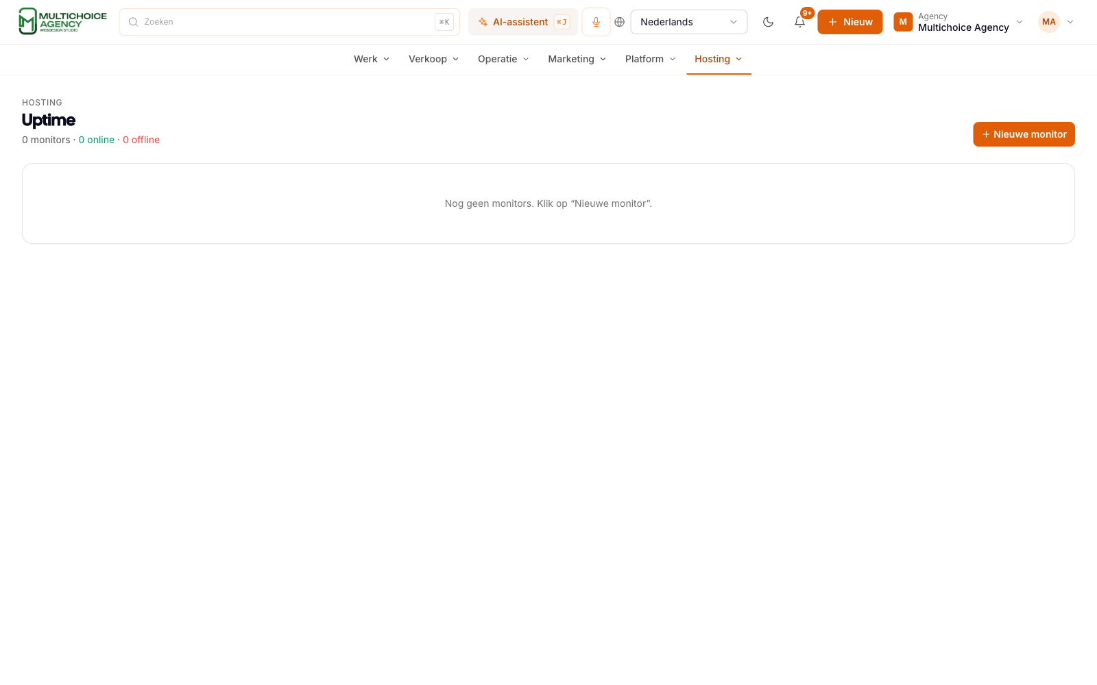 Uptime monitoring